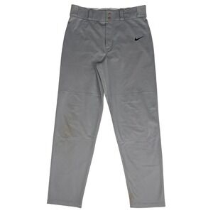 Nike Baseball Pants Mens Medium Gray 31 Inseam Practice Game